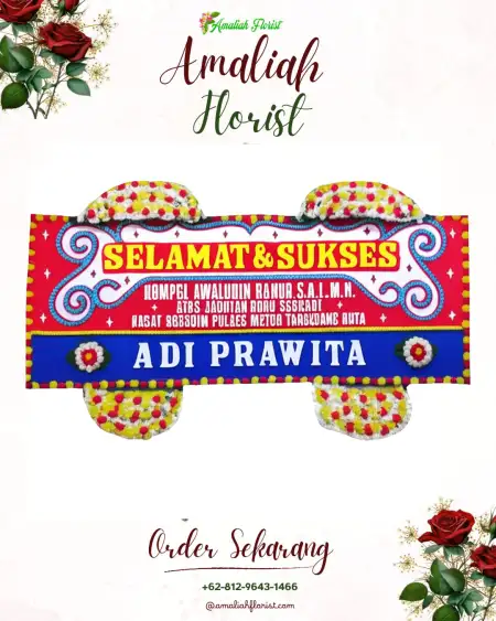 Papan Bunga Ucapan Selamat Arjowilangun